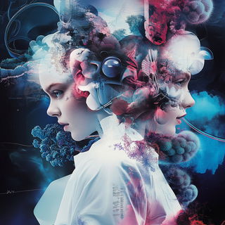 Dandelion Sounding style, Midjourney V6.1: editorial illustration for popular scientific magazine cover