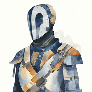 Odonata Paperwing style, Midjourney V6.1: concept art character design of retropunk steam knight