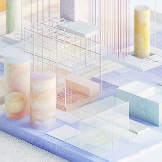 Petaletch style, Midjourney V6.1: abstract 3D render