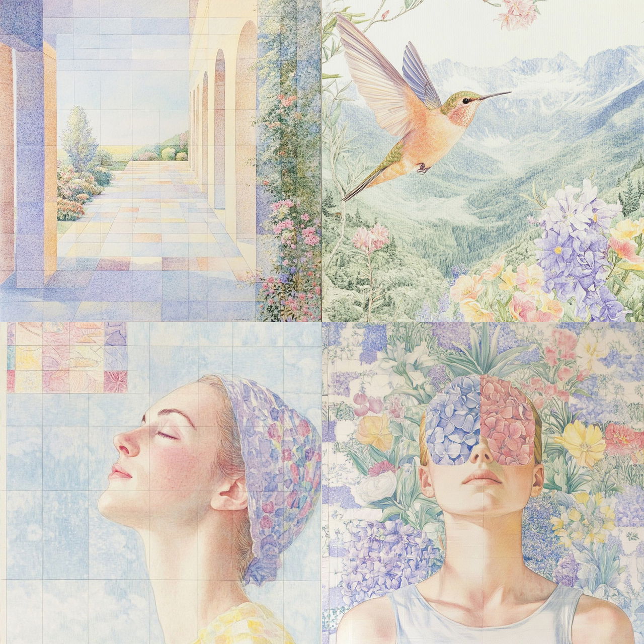 Petaletch style, Midjourney V6.1, render 1 of 4