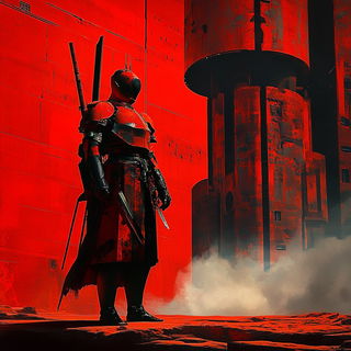 Atelier Rookspur style, Midjourney V6.1: concept art character design of retropunk steam knight