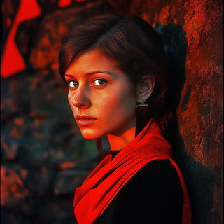 Atelier Rookspur style, Midjourney V6.1: photographic portrait of female protagonist