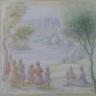 Gogglemaw style, Midjourney V6.1: classical 18th-century oil painting