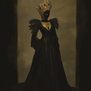 Folklorivet style, Midjourney V6.1: haute-couture fashion outfit