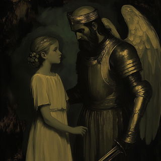 Folklorivet style, Midjourney V6.1: classical 18th-century oil painting