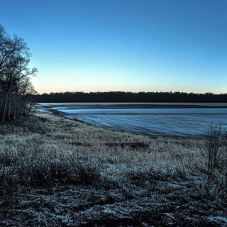 Cairnfolk style, Midjourney V6.1: realistic landscape photograph of quiet dawn