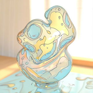 Radial Circuitry style, Midjourney V6.1: abstract 3D render