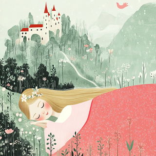 Cobalt Void Architecture style, Midjourney V6.1: retro fairy-tale illustration