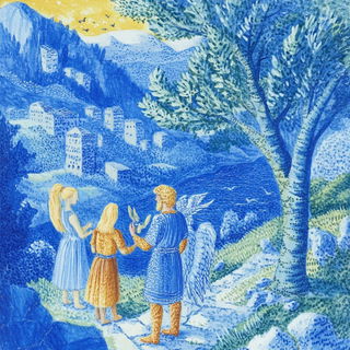 Mycelial Skyfoundry style, Midjourney V6.1: classical 18th-century oil painting