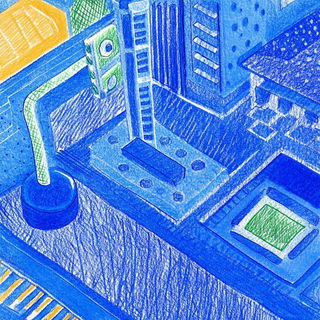 Mycelial Skyfoundry style, Midjourney V6.1: technical infrastructure blueprint schematics