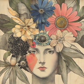 Electrodamask style, Midjourney V6.1: traditional folk art