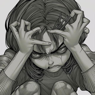 Bokehmarsh style, Midjourney V6.1: black-and-white manga comic strip