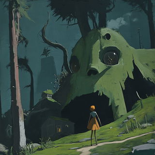 Vitracairn style, Midjourney V6.1: retro fairy-tale illustration