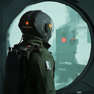 Vitracairn style, Midjourney V6.1: cinematic shot from sci-fi movie