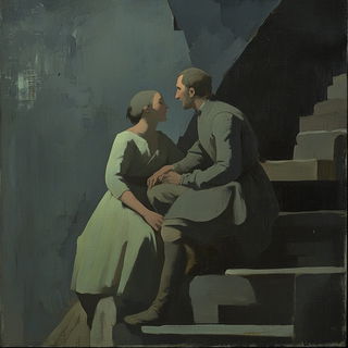 Vitracairn style, Midjourney V6.1: classical 18th-century oil painting