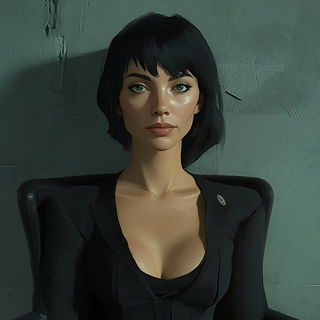 Vitracairn style, Midjourney V6.1: photographic portrait of female protagonist