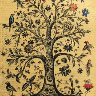 Phyllocontour style, Midjourney V6.1: traditional folk art