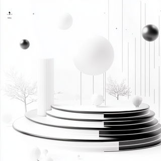 Tealcliff Gigantism style, Midjourney V6.1: abstract 3D render
