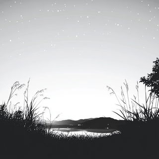 Tealcliff Gigantism style, Midjourney V6.1: realistic landscape photograph of quiet dawn