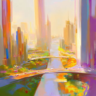 Safelight Folklore style, Midjourney V6.1: megacity with futuristic bioarchitecture