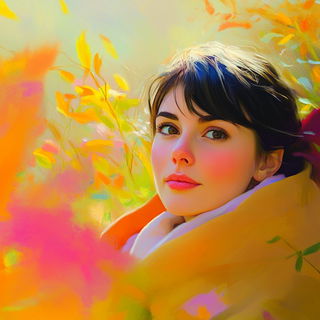 Safelight Folklore style, Midjourney V6.1: photographic portrait of female protagonist