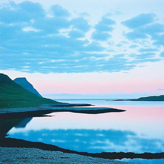 Cliffwing Parliament style, Midjourney V6.1: realistic landscape photograph of quiet dawn