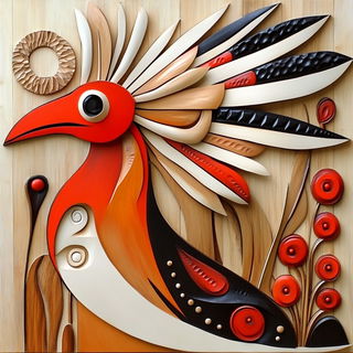 Fujiroto style, Midjourney V6.1: traditional folk art