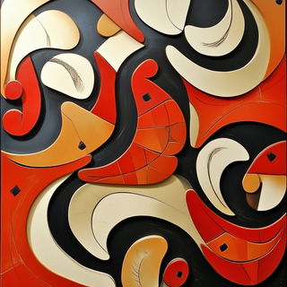 Fujiroto style, Midjourney V6.1: creative pattern composition
