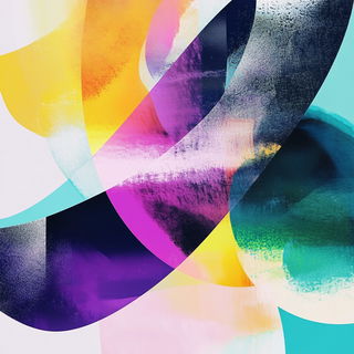 Azure Shoka style, Midjourney V6.1: abstract 3D render