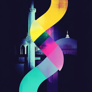 Azure Shoka style, Midjourney V6.1: bold minimalist logo design for Istanbul city municipal services