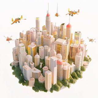Mortisewater style, Midjourney V6.1: megacity with futuristic bioarchitecture