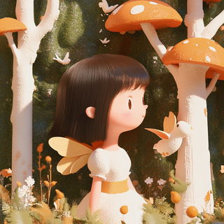 Mortisewater style, Midjourney V6.1: retro fairy-tale illustration