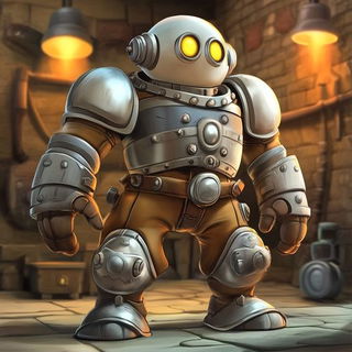 Roseglass Storycraft style, Midjourney V6.1: concept art character design of retropunk steam knight
