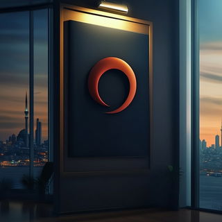 Grainlock style, Midjourney V6.1: bold minimalist logo design for Istanbul city municipal services