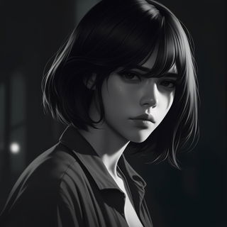 Grainlock style, Midjourney V6.1: black-and-white manga comic strip
