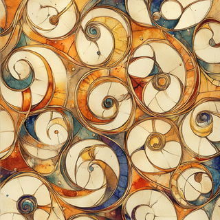 Riftigraphy style, Midjourney V6.1: creative pattern composition