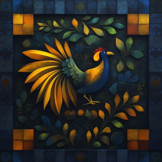 Brumafilm style, Midjourney V6.1: traditional folk art