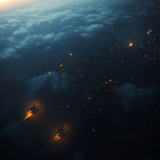 Brumafilm style, Midjourney V6.1: cinematic shot from sci-fi movie