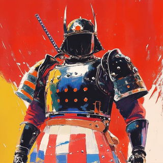 Tropicurrent style, Midjourney V6.1: concept art character design of retropunk steam knight