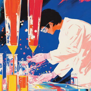 Tropicurrent style, Midjourney V6.1: editorial illustration for popular scientific magazine cover