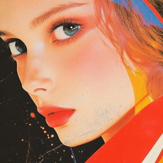 Tropicurrent style, Midjourney V6.1: photographic portrait of female protagonist