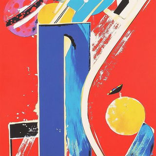 Tropicurrent style, Midjourney V6.1: typographic composition with large letters