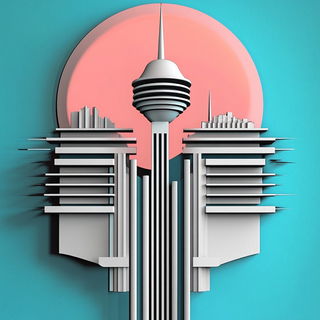Cartocel style, Midjourney V6.1: bold minimalist logo design for Istanbul city municipal services