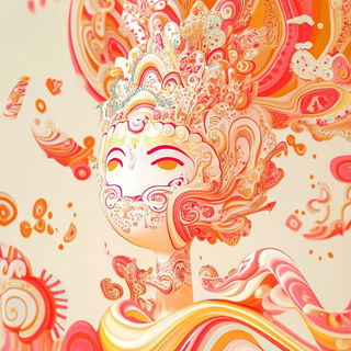 Pulpbazaar style, Midjourney V6.1: abstract 3D render