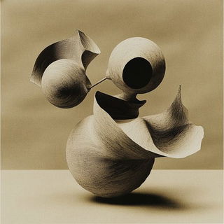 Beamblossom style, Midjourney V6.1: abstract 3D render