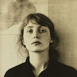 Beamblossom style, Midjourney V6.1: photographic portrait of female protagonist