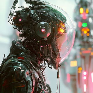 Archidye style, Midjourney V6.1: cinematic shot from sci-fi movie