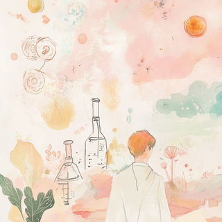 Photostat Plateau style, Midjourney V6.1: editorial illustration for popular scientific magazine cover