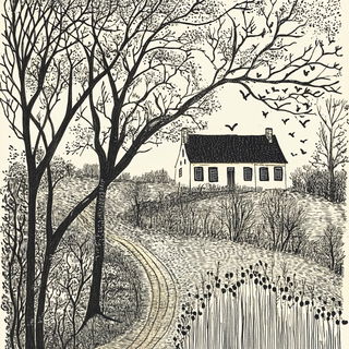 Afterautumn style, Midjourney V6.1: traditional folk art
