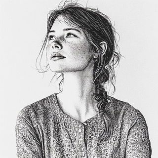 Afterautumn style, Midjourney V6.1: photographic portrait of female protagonist